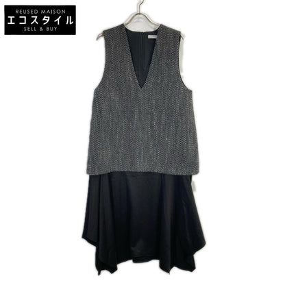 ADORE アドーア 531-4240104 24AW ブラック スパングルツイードワンピース ワンピース