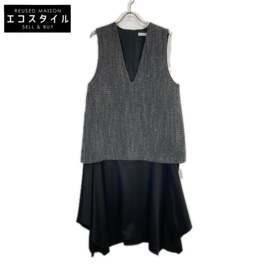ADORE アドーア 531-4240104 24AW ブラック スパングルツイードワンピース ワンピース