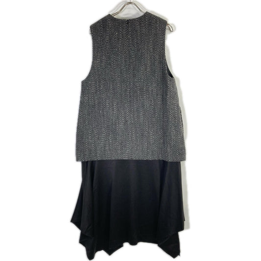 ADORE アドーア 531-4240104 24AW ブラック スパングルツイードワンピース ワンピース