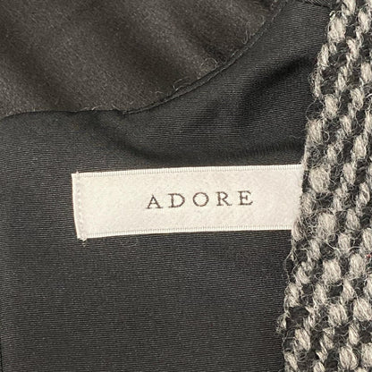 ADORE アドーア 531-4240104 24AW ブラック スパングルツイードワンピース ワンピース