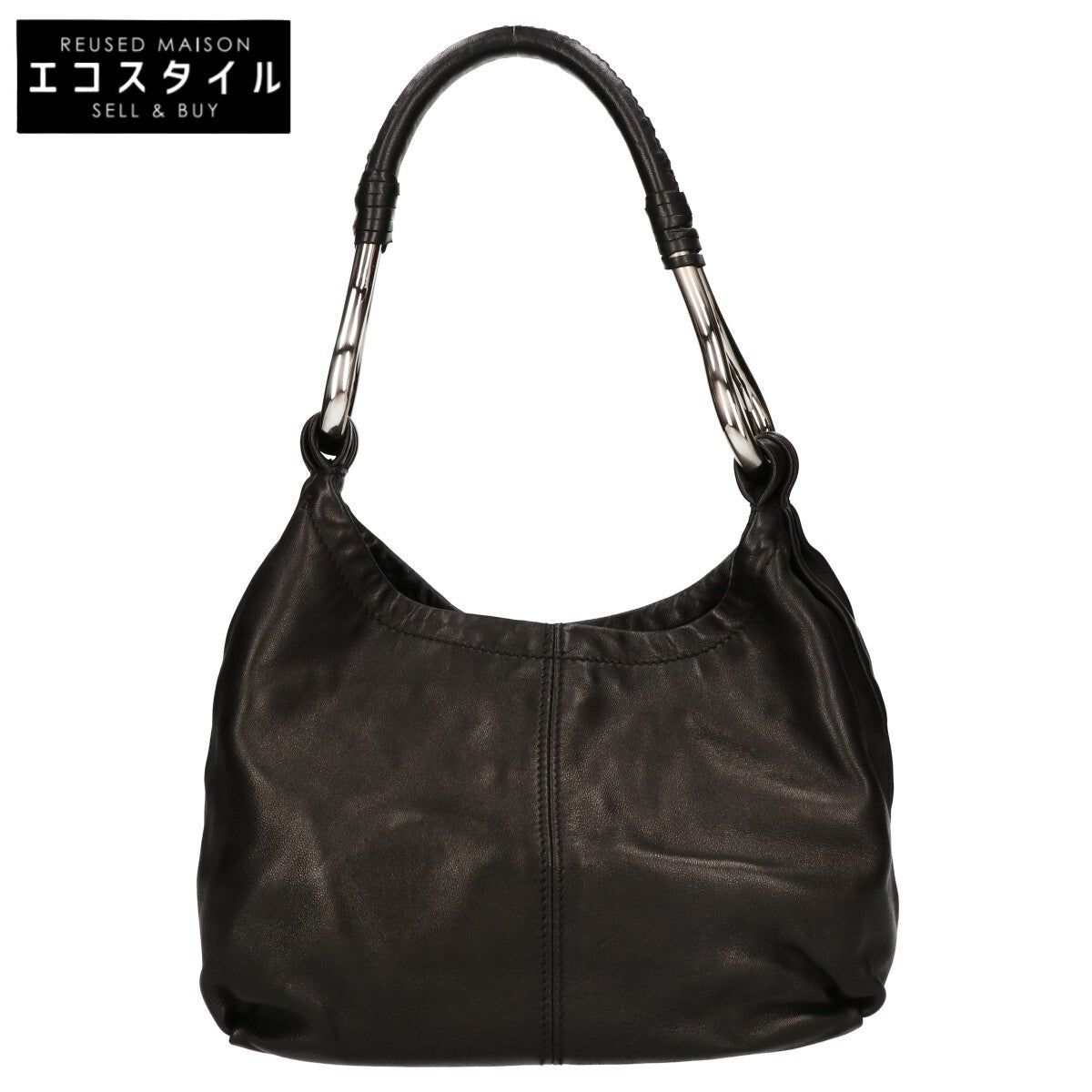 PRADA プラダ 美品 BR1743 ナッパレザー NAPPA PIEGHE ラムレザー ハンドバッグ ショルダーバッグ