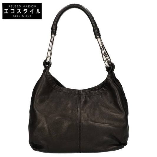 PRADA プラダ 美品 BR1743 ナッパレザー NAPPA PIEGHE ラムレザー ハンドバッグ ショルダーバッグ