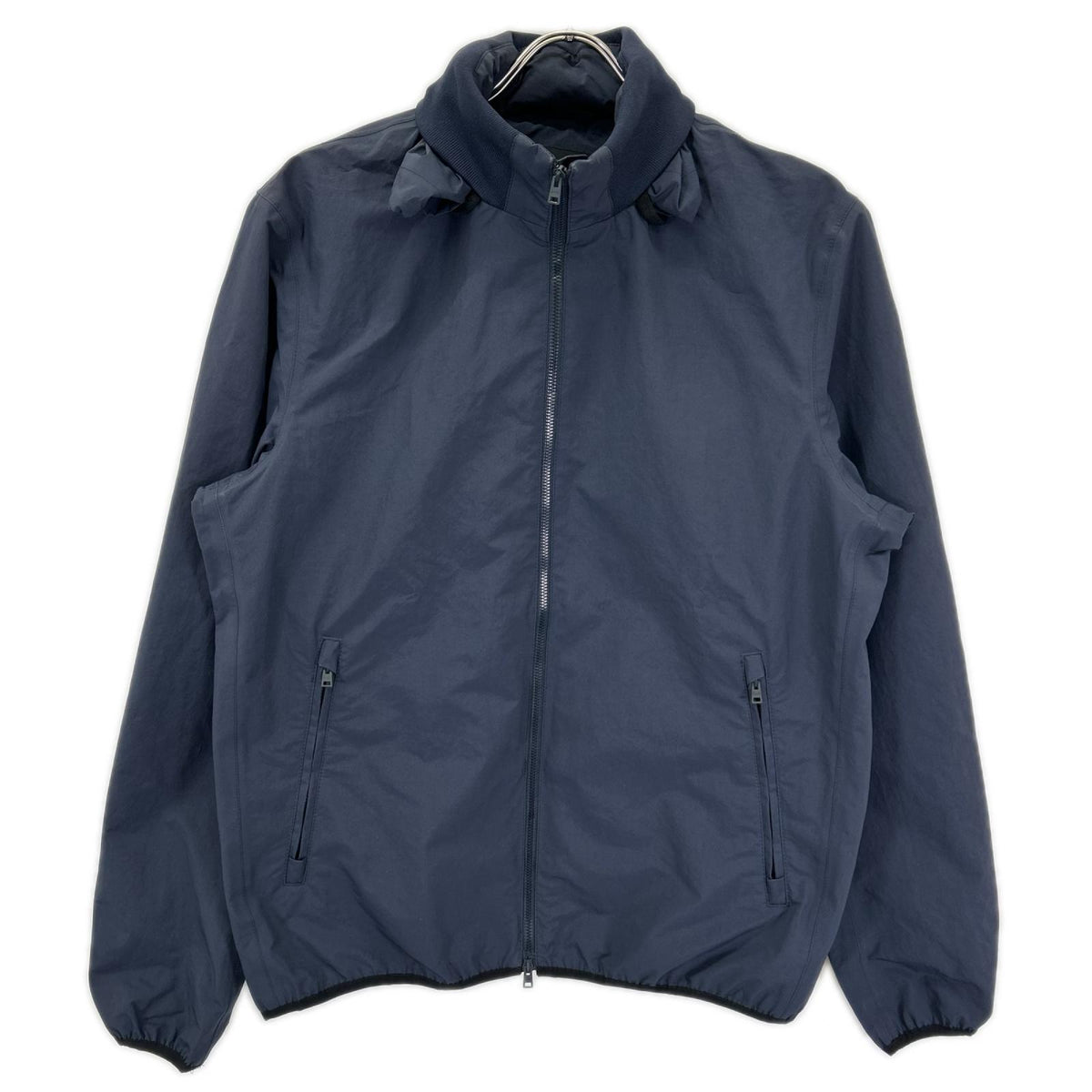 HERNO ヘルノ 20年 ネイビー GI0220U 撥水 インサイドフード ナイロン ブルゾン ジャケット