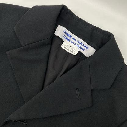 COMMEdesGARCONS COMMEdesGARCONS コムデギャルソンコムデギャルソン（コムコム） RU-J001 ブラック ウール テーラードジャケット ジャケット