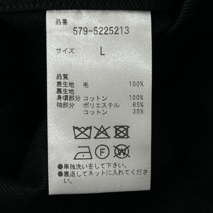 MargaretHowell マーガレットハウエル 25年 579-5225213 ブラック ドライウール ブルゾンジャケット ジャケット