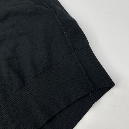 STONE ISLAND ストーンアイランド 7315511A1 ブラック クルーネック ウールニットセーター トップス