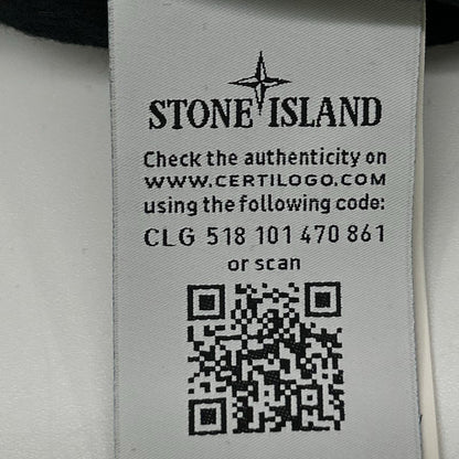 STONE ISLAND ストーンアイランド 7315511A1 ブラック クルーネック ウールニットセーター トップス