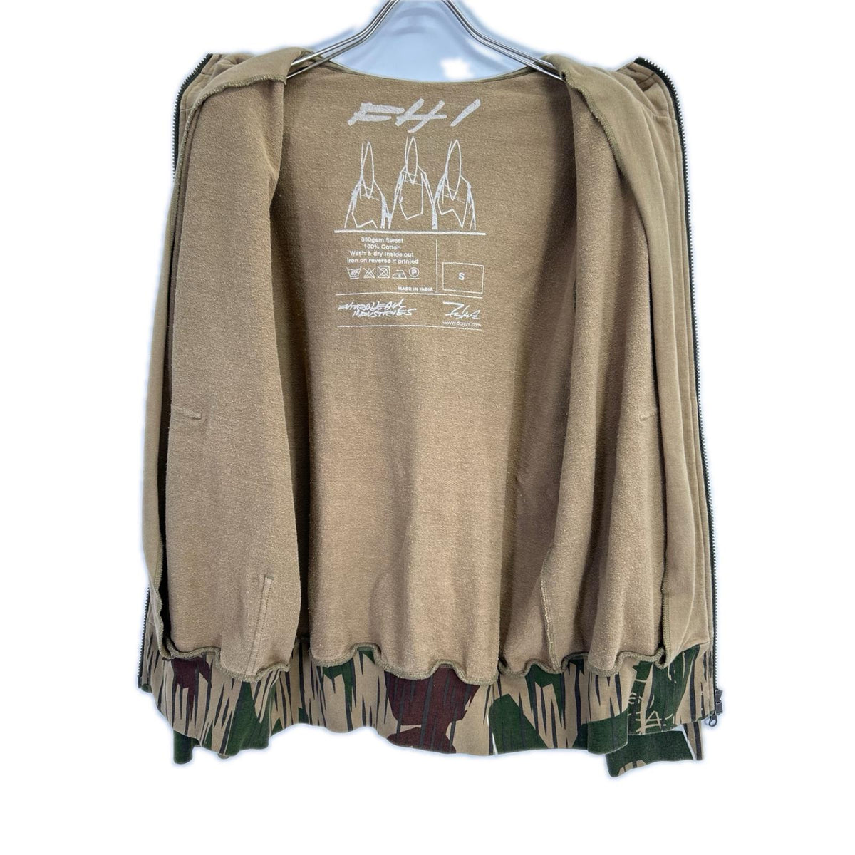 その他ブランド 【Futura×MHI by maharishi】カモフラ ジップアップ パーカ トップス