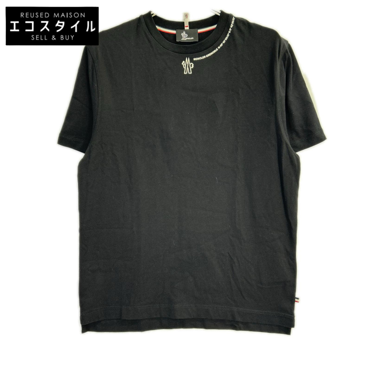 MONCLER モンクレール 24年 グルノーブル ブラック T-SHIRT MANICA CORTA Tシャツ トップス