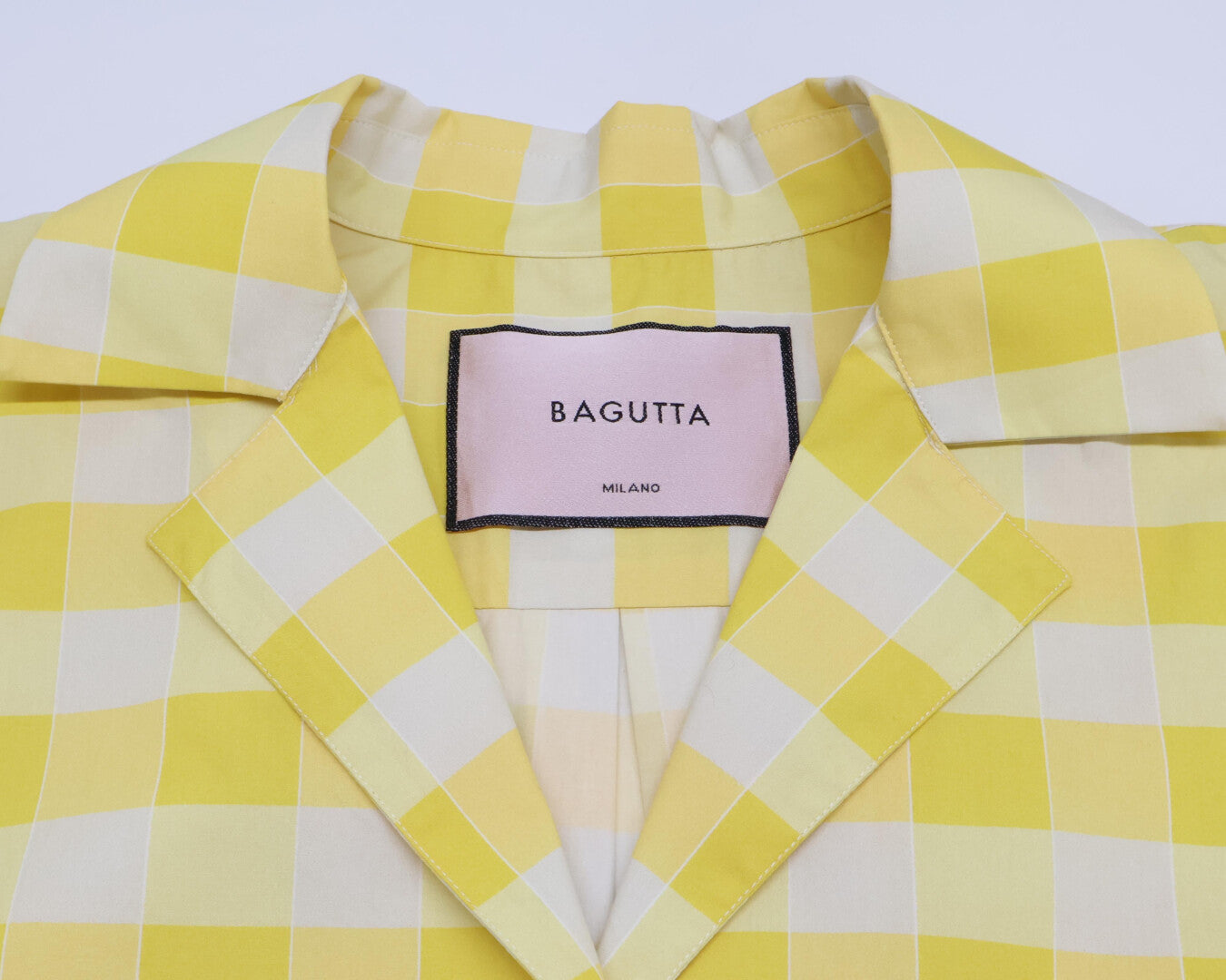 BAGUTTA バグッタ チェック柄 半袖シャツ トップス XS レディース
