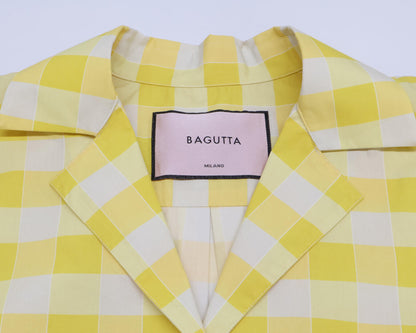 BAGUTTA バグッタ チェック柄 半袖シャツ トップス XS レディース