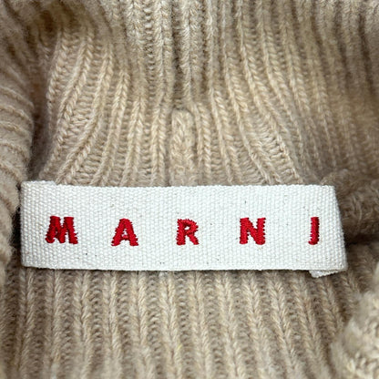 MARNI 马尔尼 棕色 高领 针织连衣裙 ABMD0035M0FH593 连衣裙 34