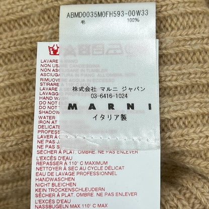 MARNI 马尔尼 棕色 高领 针织连衣裙 ABMD0035M0FH593 连衣裙 34