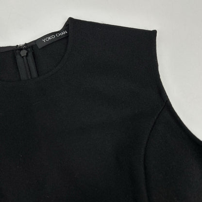 YOKOCHAN Yoko Chan Black YCD-13FWC-035 Sleeveless Dress 38