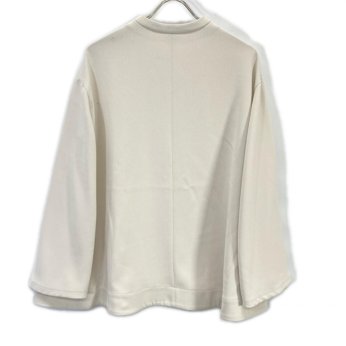 CLANE Ivory 14122-4032 Half-Zip Flared Top