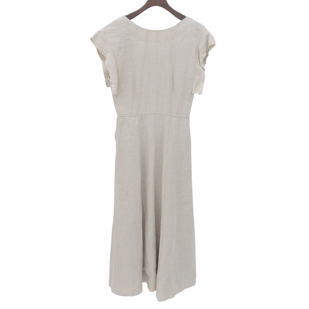 Linen Dress Women's Beige XS Dress XS Women's