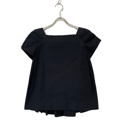 DRAWER Black 6521-299-0041 French Sleeve Blouse Top 36 Women's