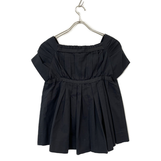 DRAWER Black 6521-299-0041 French Sleeve Blouse Top 36 Women's