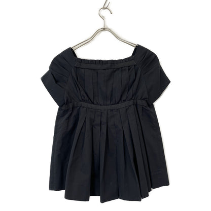 DRAWER Black 6521-299-0041 French Sleeve Blouse Top 36 Women's