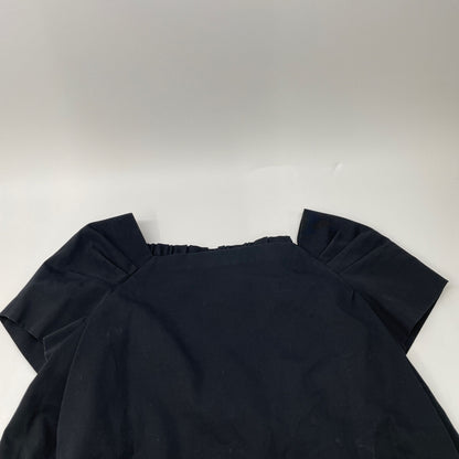 DRAWER Black 6521-299-0041 French Sleeve Blouse Top 36 Women's