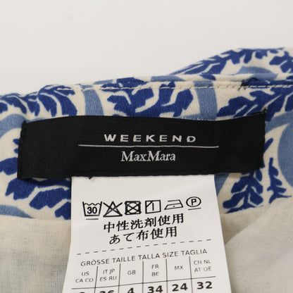Max MaraWEEKEND Max Mara Weekend 23522114316 蓝色 全印花 连衣裙 女士 36码