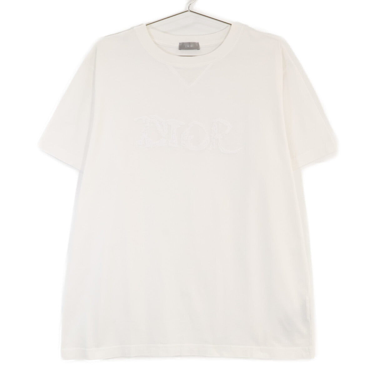 DIOR ディオール ホワイト フロントロゴ 半袖Tシャツ トップス