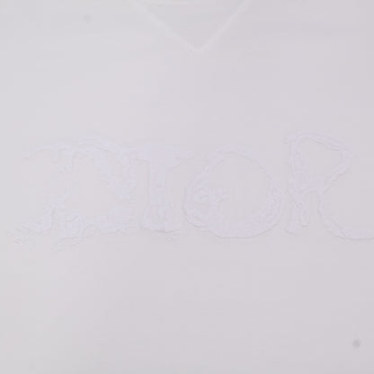 DIOR ディオール ホワイト フロントロゴ 半袖Tシャツ トップス