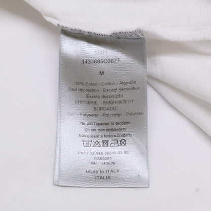DIOR ディオール ホワイト フロントロゴ 半袖Tシャツ トップス
