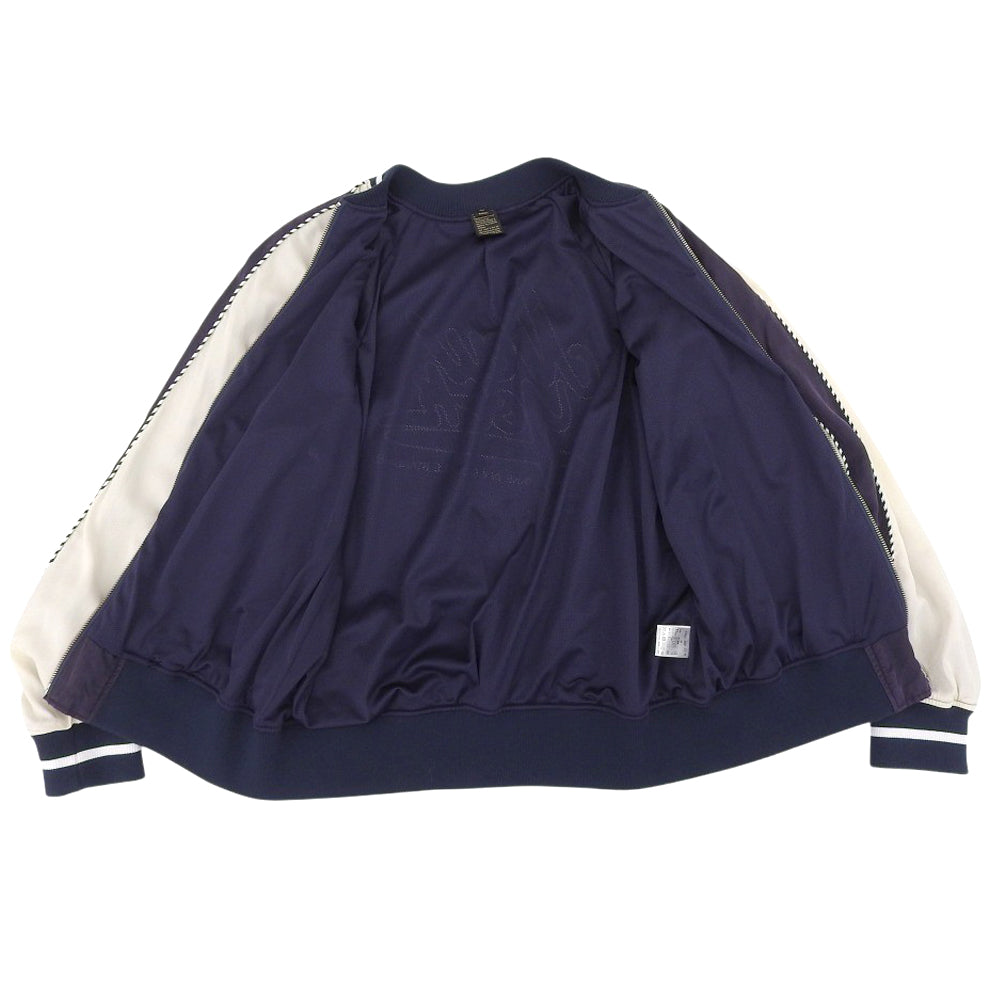 D/him Zip Up Stadium Jacket Men's Purple x Navy 48 25SS Jacket 48 Men's