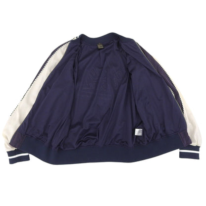 D/him Zip Up Stadium Jacket Men's Purple x Navy 48 25SS Jacket 48 Men's