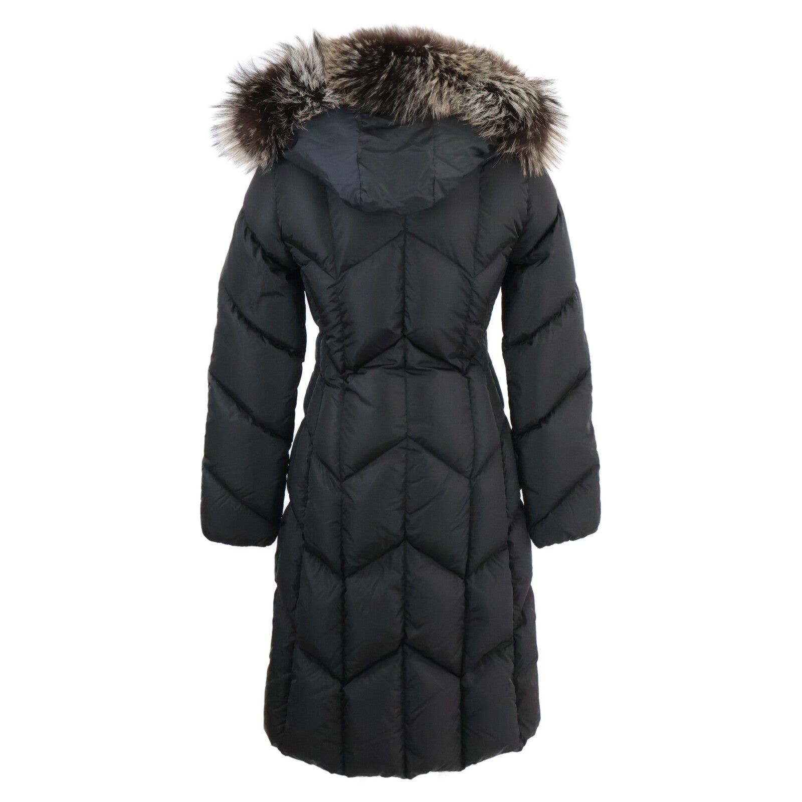 DUBERRAN Furred Hooded Down Coat 00 Ladies