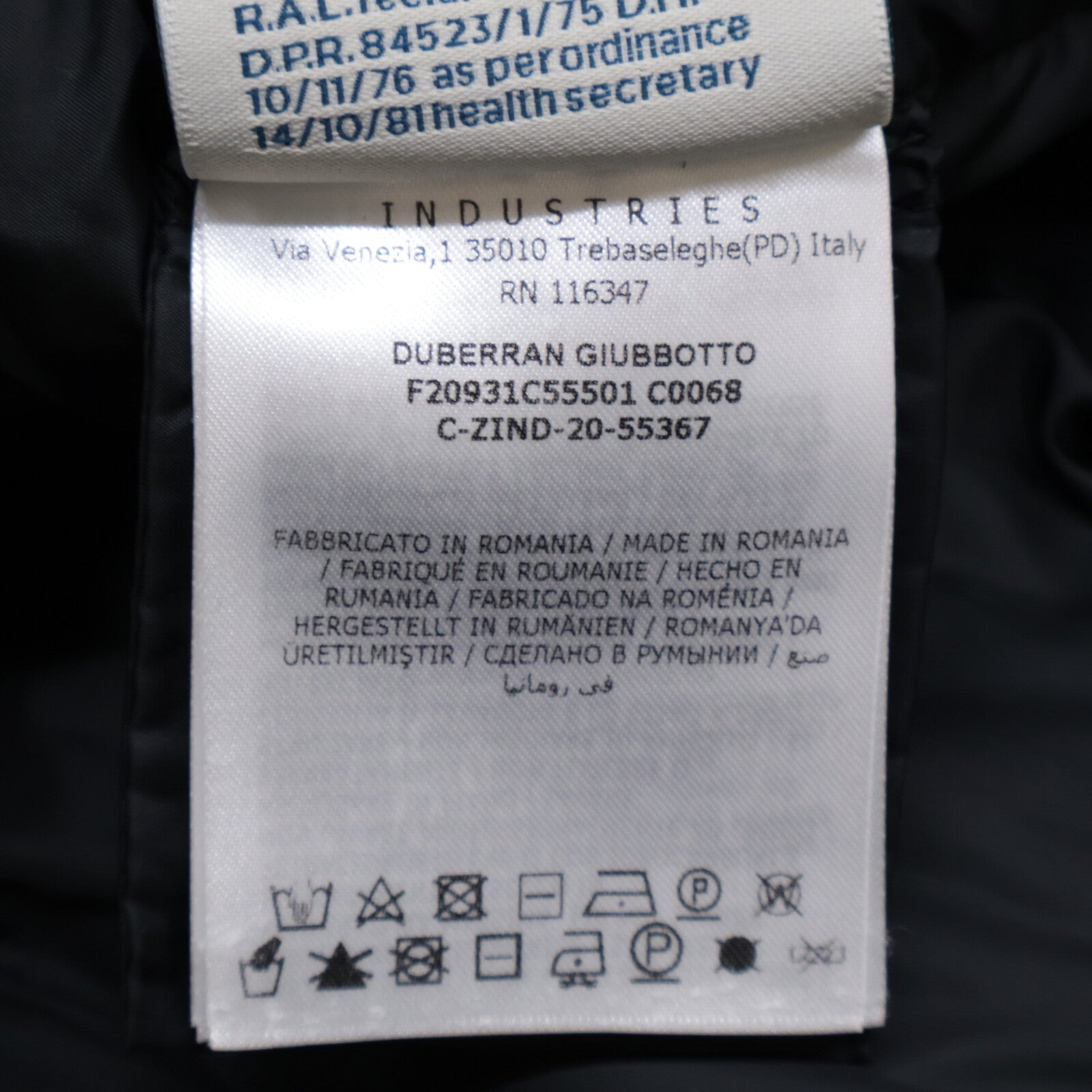 DUBERRAN Furred Hooded Down Coat 00 Ladies
