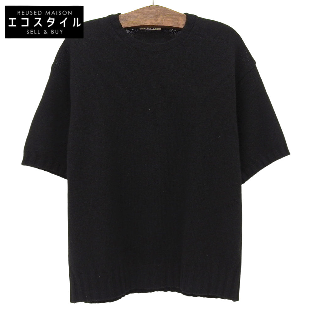 AURALEE オーラリー SHETLAND WOOL CASHMERE 针织T恤 上衣 男士 黑色 4 上衣