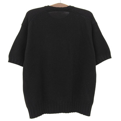 AURALEE オーラリー SHETLAND WOOL CASHMERE 针织T恤 上衣 男士 黑色 4 上衣