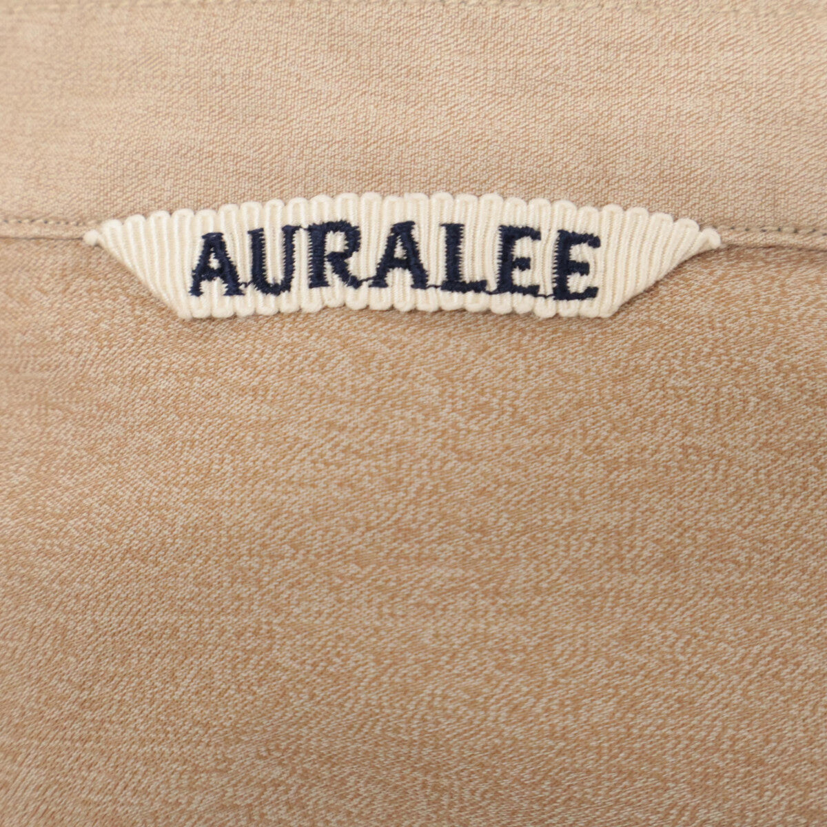 AURALEE AURALEE A23SS03TN FINX棉斜纹半袖宽松衬衫 上衣