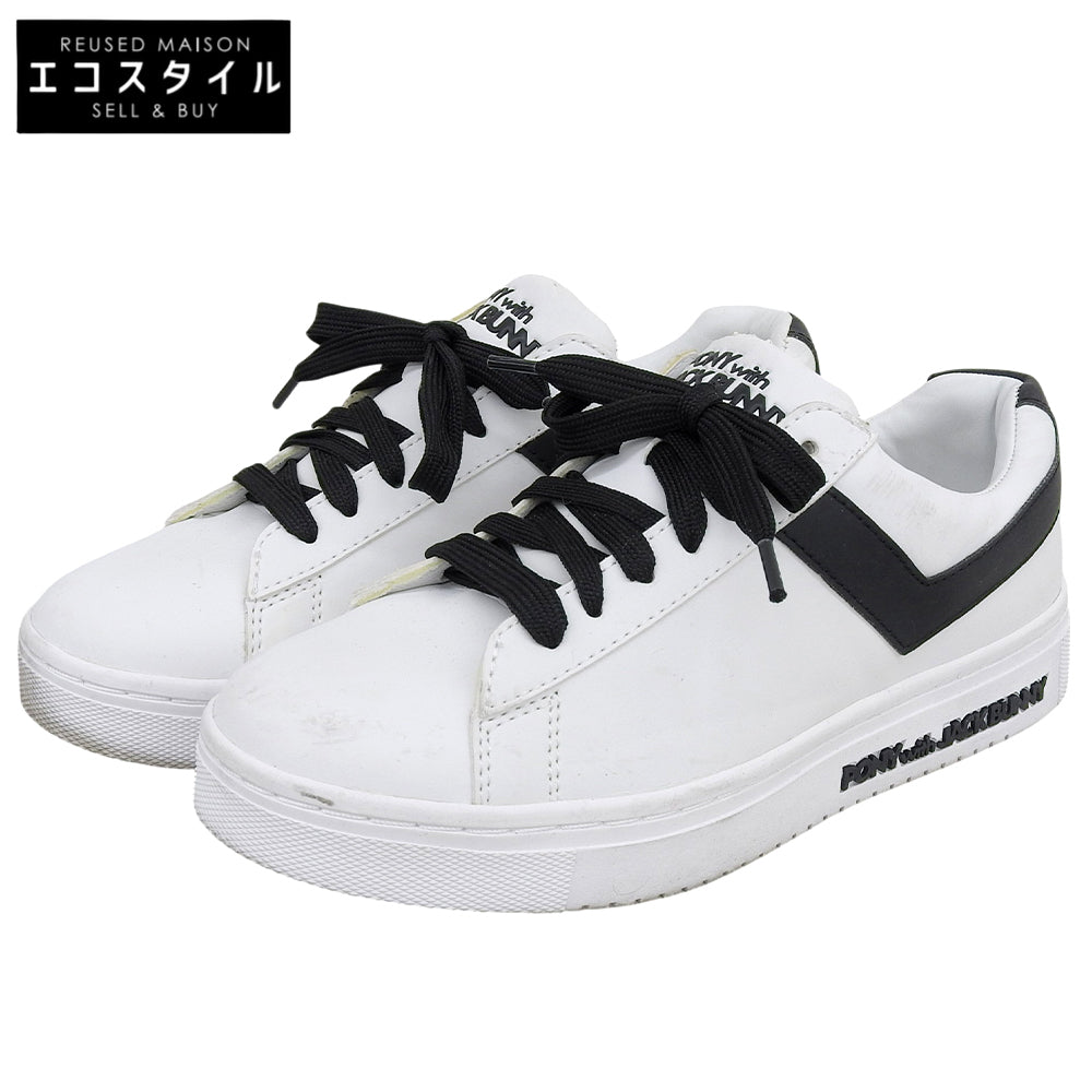 PONY ポニー スパイクレス ゴルフシューズ レディース ホワイト 23.5cm シューズ 23.5