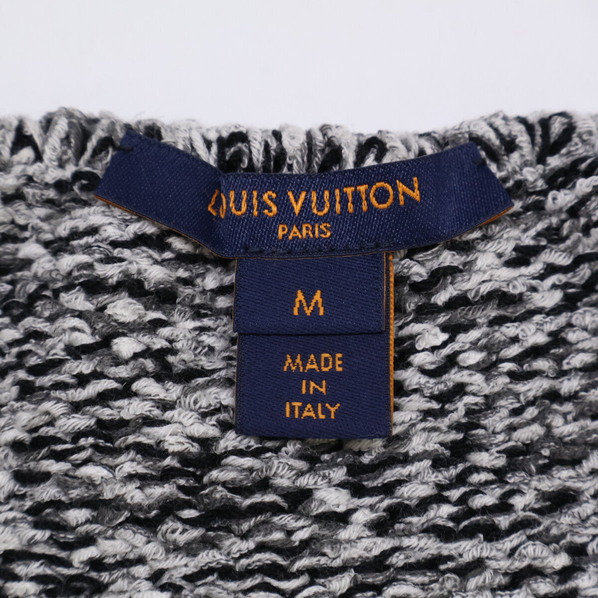 路易威登 LOUIS VUITTON 22年 灰色 FMKM94 羊毛 短袖针织衫 上衣