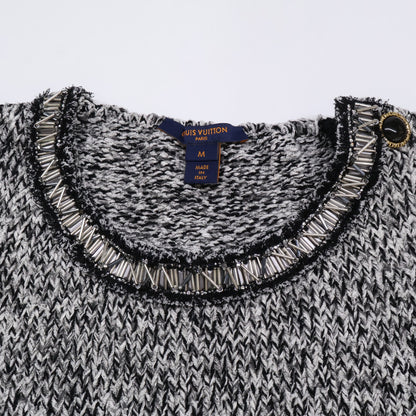 路易威登 LOUIS VUITTON 22年 灰色 FMKM94 羊毛 短袖针织衫 上衣