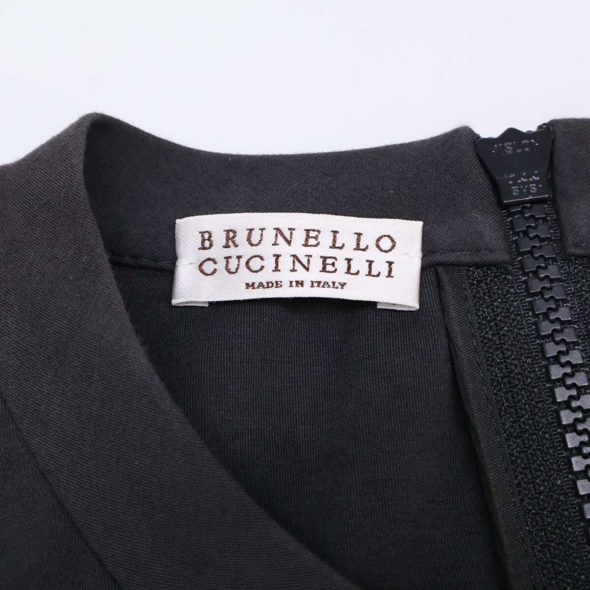 BRUNELLO CUCINELLI 布鲁奈罗·库奇内利 灰色 短袖棉质连衣裙 连衣裙