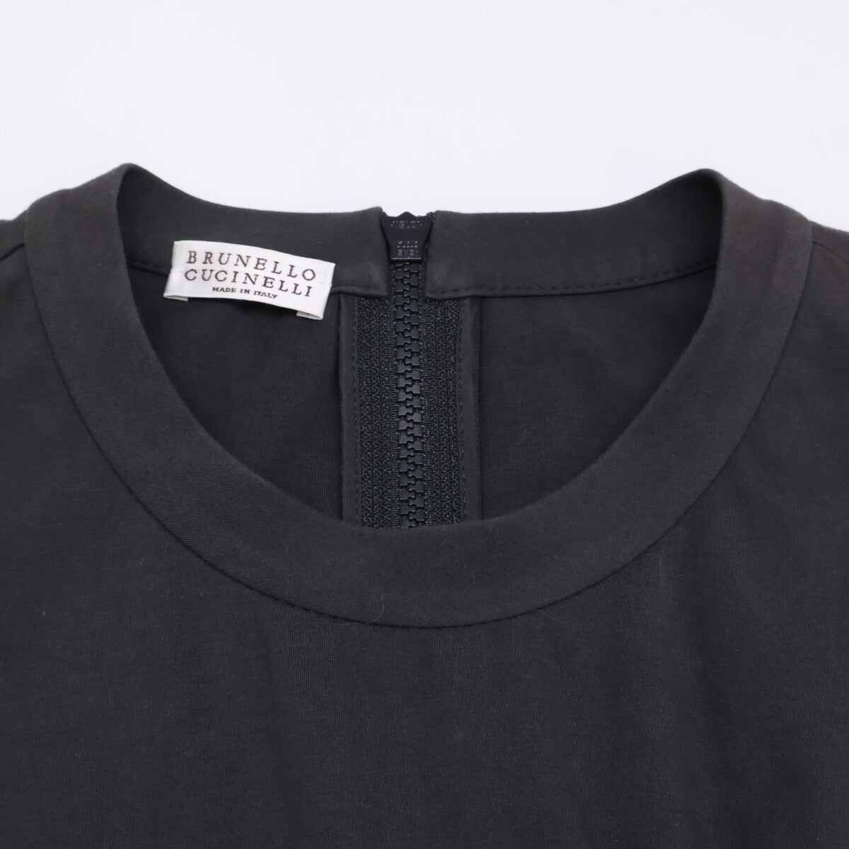 BRUNELLO CUCINELLI 布鲁奈罗·库奇内利 灰色 短袖棉质连衣裙 连衣裙