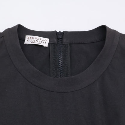 BRUNELLO CUCINELLI 布鲁奈罗·库奇内利 灰色 短袖棉质连衣裙 连衣裙