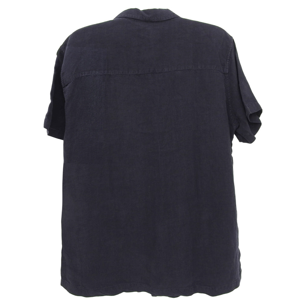 A.P.C. アーペーセー 新品同様 リネン シャツ トップス メンズ ネイビー XL トップス