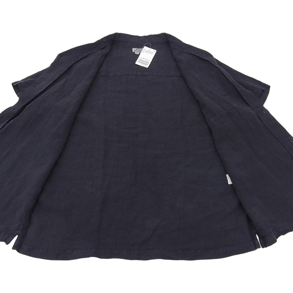 A.P.C. アーペーセー 新品同様 リネン シャツ トップス メンズ ネイビー XL トップス