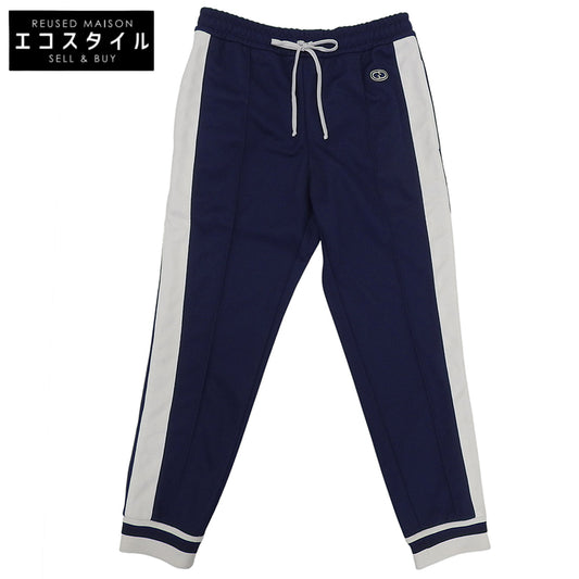 GUCCI Side Stripe Track Pants Bottoms Women's Blue M Bottoms