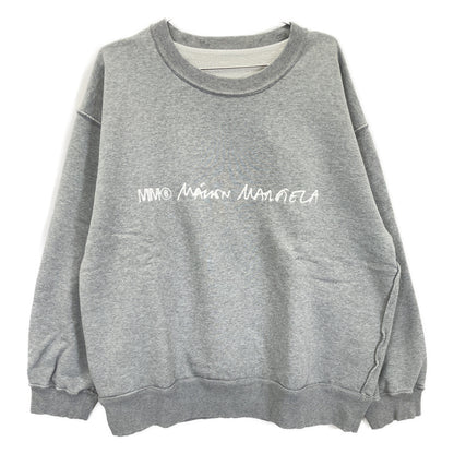 Gray Embroidered Logo Sweatshirt Top M Women's