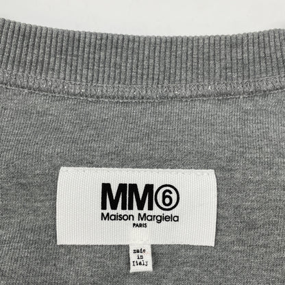 Gray Embroidered Logo Sweatshirt Top M Women's