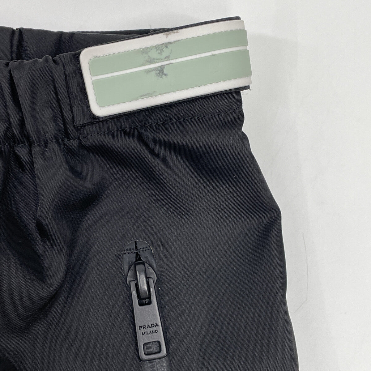 PRADA Black 22H745 Nylon Pants Bottoms