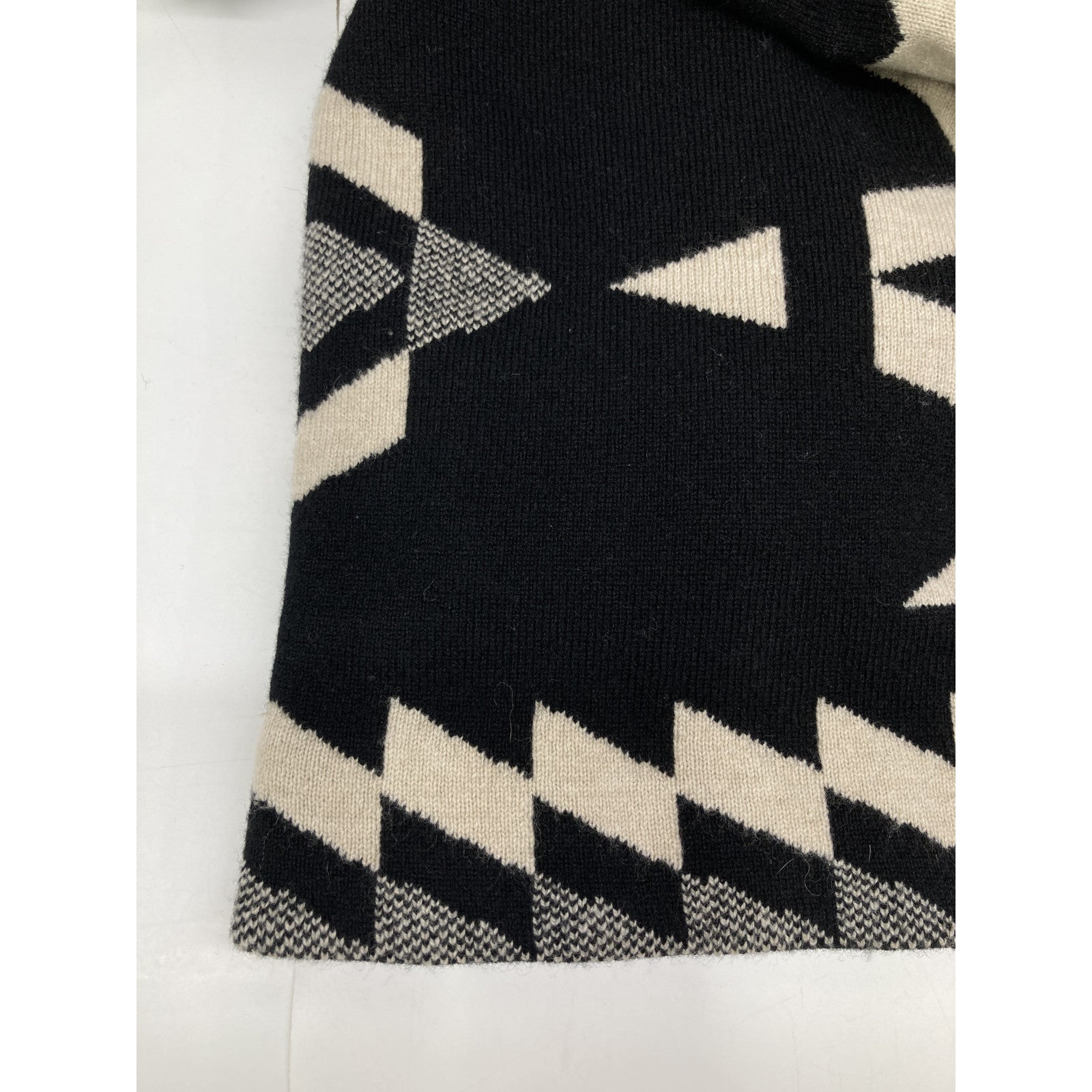 RalphLauren PURPLE LABEL ラルフローレン パープルレーベル ブラック ネイティブ柄 カシミヤ混 カーディガン トップス