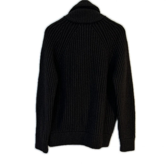 BROWN Cashmere Blend Shawl Cardigan Top S Mens