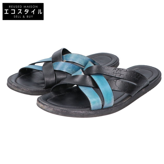 Berluti Sifnos Scritto Leather Sandals/Shoes